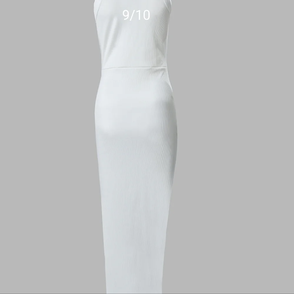 NWOT ChicMe XXL White Sleeveless Womens White Dress - Picture 8 of 16